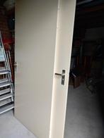 Binnendeur, brandvertr. 93x211,5 + wc-deur 83x211,5 zgan, Doe-het-zelf en Verbouw, Deuren en Horren, Ophalen, Kunststof, Gebruikt