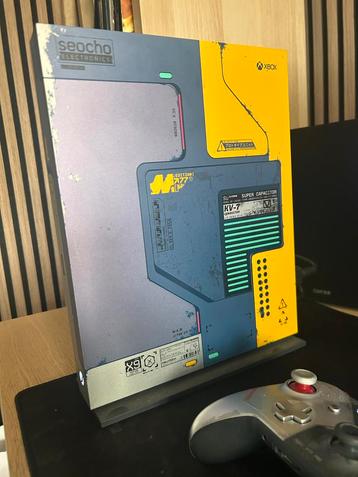 Xbox One X Cyberpunk Editie - Compleet beschikbaar voor biedingen
