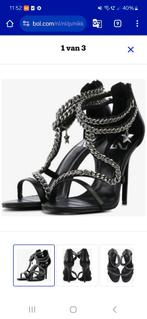Mooie Nikkie pumps, maat 40, Nikkie Chain Pump sandalen, Ophalen of Verzenden, Zo goed als nieuw, Zwart