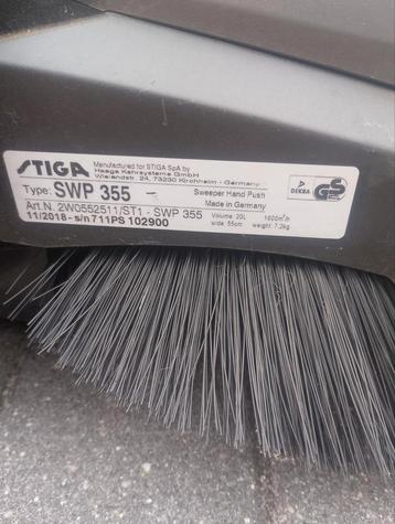 Stiga veegmachine beschikbaar voor biedingen