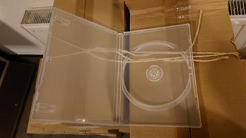 450 x transparante DVD doosjes zacht plastic beschikbaar voor biedingen