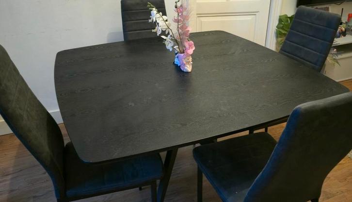 house and furninshing, Huis en Inrichting, Tafels | Eettafels, Zo goed als nieuw, 100 tot 150 cm, 100 tot 150 cm, Vier personen