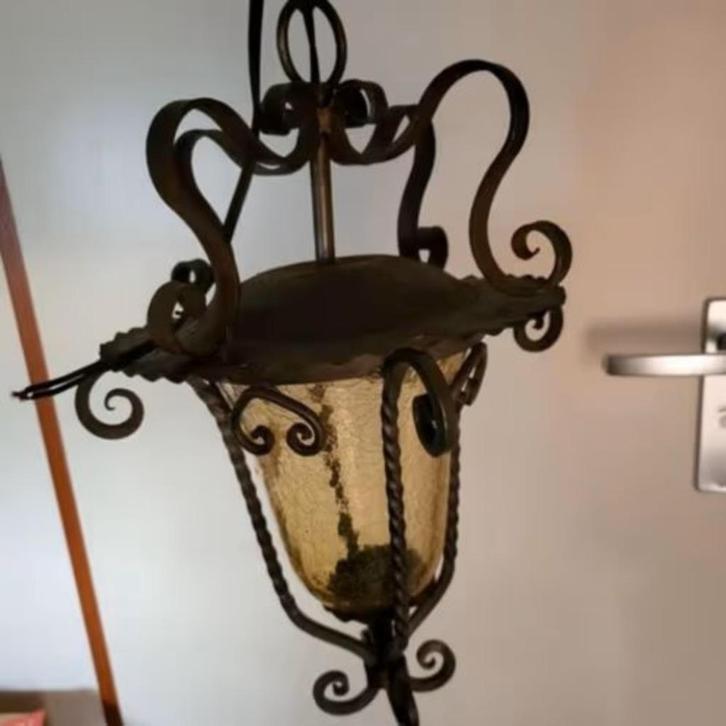 Hang/ hal/ gang lampje., Huis en Inrichting, Lampen | Hanglampen, Minder dan 50 cm, Metaal, Ophalen of Verzenden