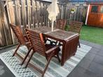 Complete Ikea Appalaro Tuinset met Bank & Parasol!, Ophalen, Gebruikt, Bank, Tuinset