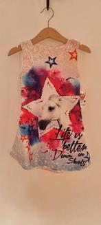 Jurk met wit paard maat 98 104 NIEUW!, Ophalen of Verzenden, Nieuw, Meisje, Jurk of Rok