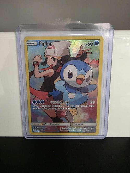 Piplup (CEC 239) Pokémon, Hobby en Vrije tijd, Verzamelkaartspellen | Pokémon, Nieuw, Losse kaart, Foil, Ophalen of Verzenden
