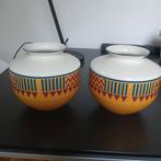 2 Aztec vazen - Aardewerk - Onbeschadigd, Ophalen, Overige kleuren, Aardewerk of Porselein, Zo goed als nieuw
