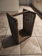 Rotan rek voor haardhout, Ophalen, Gebruikt