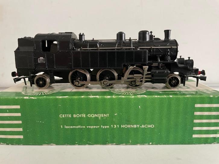 Oude Meccano Stoomlocomotief HORNBY-ACHO,, Hobby en Vrije tijd, Modeltreinen | H0, Gebruikt, Locomotief, Overige merken, Analoog