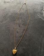 trendy lange ketting rvs, Nieuw, Ophalen of Verzenden, Goud, Overige materialen