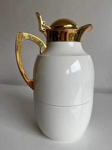 Vintage Originele ALFI Juwel Thermoskan Wit Goud 1 L 1997 beschikbaar voor biedingen