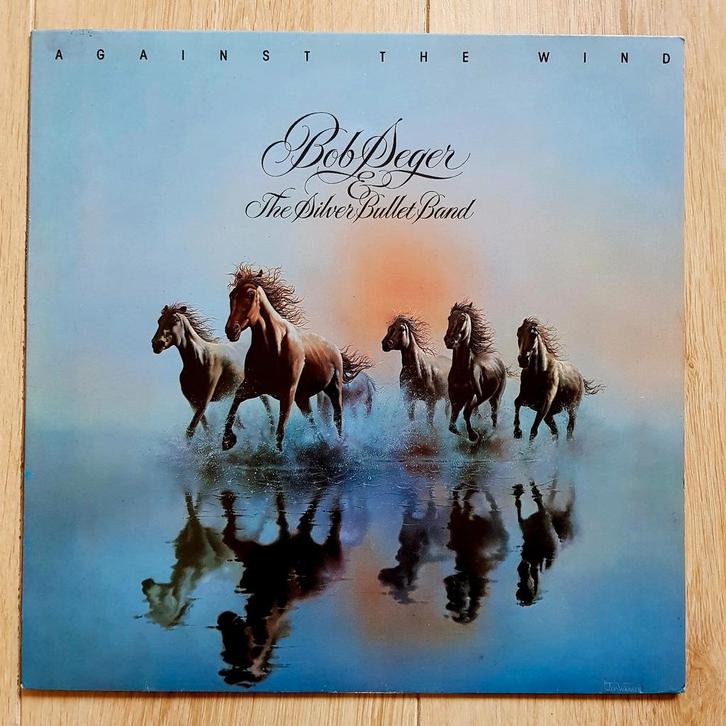 Bob Seger - Against the wind lp vinyl rock, Cd's en Dvd's, Vinyl | Pop, Gebruikt, 1960 tot 1980, 12 inch, Ophalen of Verzenden
