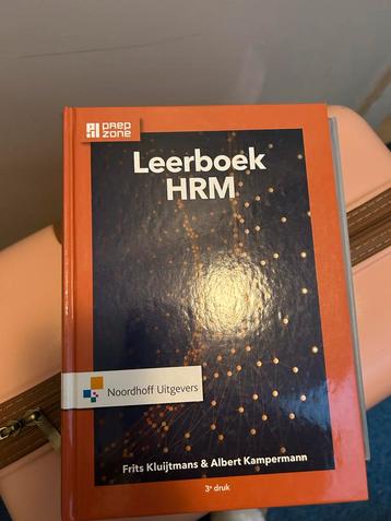 Leerboek HRM - Frits Kluijtmans & Albert Kampermann beschikbaar voor biedingen
