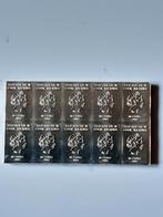 10x1 gram silver Cook islands 2012  kk f.3.1, Ophalen of Verzenden, Buitenland