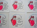 sticker oud Langnese love lips strip ola retro ijs duitsland, Verzamelen, Stickers, Ophalen of Verzenden, Zo goed als nieuw, Bedrijf of Vereniging
