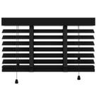 Zwarte jaloezieën 5cm breed - incl. bevestiging 260 x 180, Ophalen, Gebruikt, Hout, Overige typen