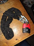 Hangslot met ketting - Fiets beveiliging, Fietsen en Brommers, Ophalen, Gebruikt, Kettingslot