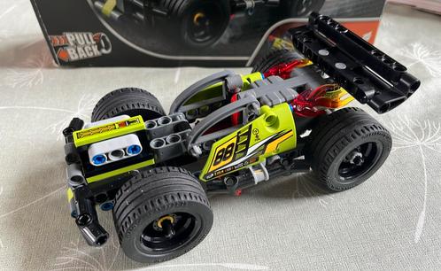 LEGO set 42072 technic pull back compleet, Kinderen en Baby's, Speelgoed | Duplo en Lego, Gebruikt, Lego, Complete set, Ophalen of Verzenden