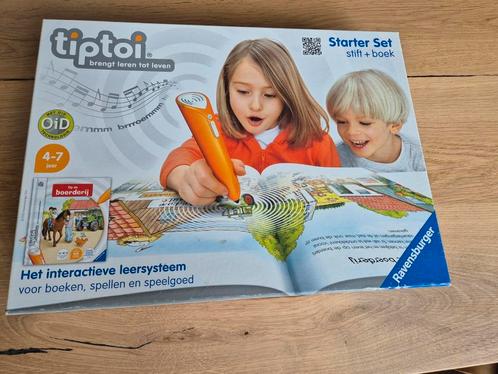 TIPTOI STARTERSET > PEN & BOEK OP DE BOERDERIJ > INCL. DOOS, Kinderen en Baby's, Speelgoed | Educatief en Creatief, Ophalen