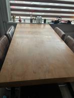 Teak eettafel, Huis en Inrichting, Ophalen, Gebruikt, 100 tot 150 cm, Vijf personen of meer