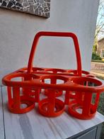 Retro Curver Flessenrek Oranje, Ophalen of Verzenden, Zo goed als nieuw