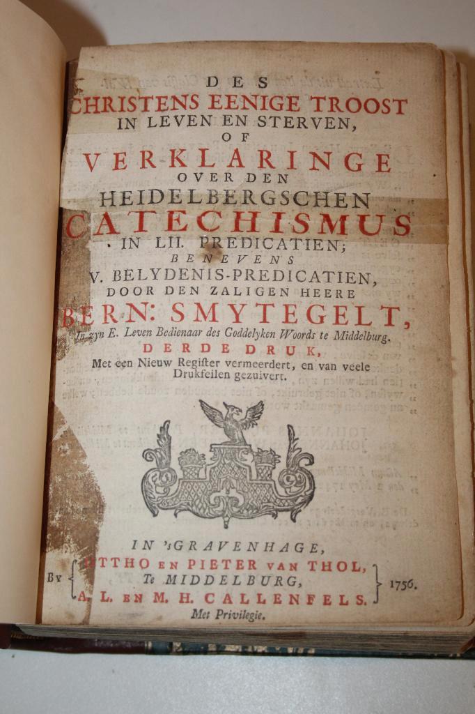 Bernardus Smytegelt - Catechismusverklaring (1756), Antiek en Kunst, Antiek | Boeken en Bijbels, Ophalen of Verzenden