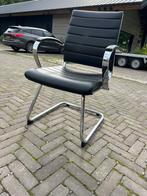 Leren designstoelen, Huis en Inrichting, Stoelen, Ophalen, Twee, Zwart, Leer