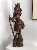Christophorus met kindje Jezus, Antiek en Kunst, Kunst | Beelden en Houtsnijwerken, Ophalen of Verzenden