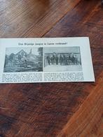 Knipsel brand Laren 1924 Majoor, Ophalen of Verzenden, 1920 tot 1940, Knipsel(s)