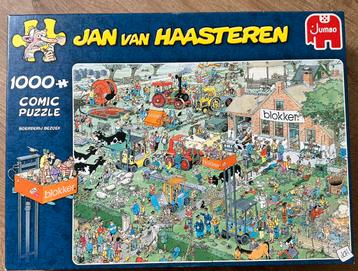 Jan van Haasteren 1000 stuksjes BOERDERIJ BEZOEK BLOKKER beschikbaar voor biedingen