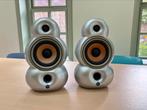 Scandyna minipods grijs - gebruikt, Audio, Tv en Foto, Ophalen of Verzenden, Gebruikt, Front, Rear of Stereo speakers, Overige merken