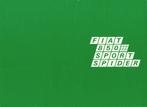 Fiat 850 Sport Spider Folder, Ophalen of Verzenden, Zo goed als nieuw, Overige merken