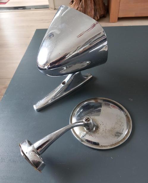 Twee oldtimer auto spiegels (90), Auto-onderdelen, Spiegels, Gebruikt, Ophalen of Verzenden
