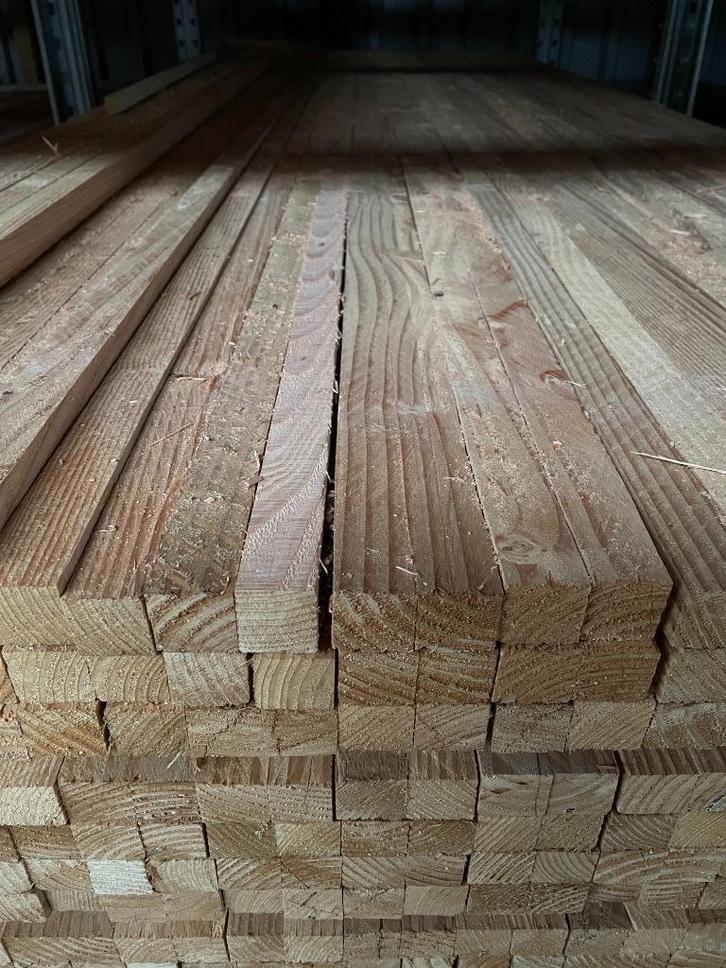 Douglas regel 3 x 3 x 300 cm fijnbezaagd, Tuin en Terras, Palen, Balken en Planken, Nieuw, Balken, 250 cm of meer, Ophalen