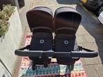 Bugaboo Donkey 3 Twin kinderwagen Black, Kinderen en Baby's, Kinderwagens en Combinaties, Gebruikt, Verstelbare duwstang, Bugaboo