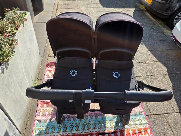 Bugaboo Donkey 3 Twin kinderwagen Black, Kinderen en Baby's, Kinderwagens en Combinaties, Gebruikt, Kinderwagen, Bugaboo, Duowagen