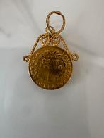 14 karaat gouden munten hanger 1 dollar munt., Overige voorstellingen, Verzenden, Nieuw, Goud