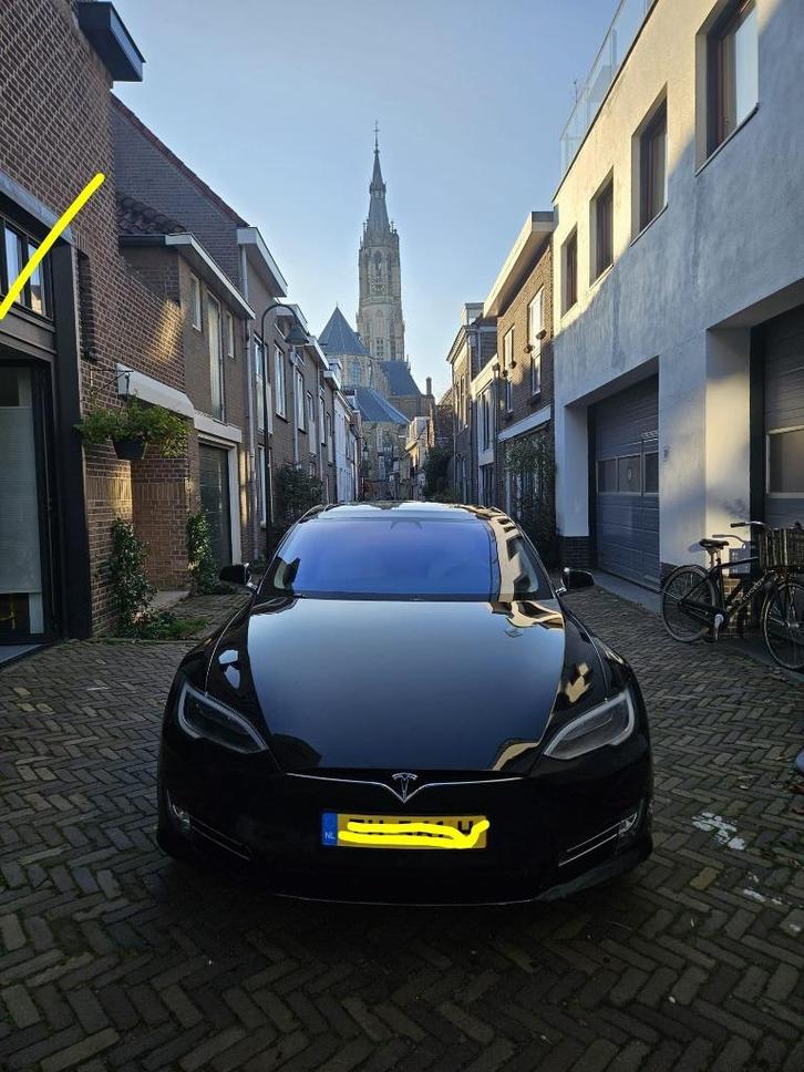 Tesla Model S 100D AWD 2018 Zwart, Auto's, Tesla, Particulier, Model S, Elektrisch, Hatchback, Automaat, Origineel Nederlands