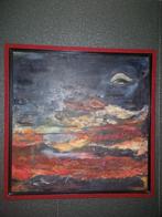 Schilderij Carry Luijsterburg met natuurlijke elementen, Antiek en Kunst, Kunst | Schilderijen | Abstract, Ophalen of Verzenden