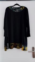 Tuniek Magna lange mouw, maat 48-50., Ophalen of Verzenden, Zo goed als nieuw, Zwart, Blouse of Tuniek