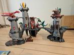 Playmobil zwarte draken burcht nr 4835 en nr 4836, Kinderen en Baby's, Speelgoed | Playmobil, Ophalen, Zo goed als nieuw, Complete set