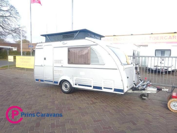 Kip Kompakt 37EK #LengteSlaper#, Caravans en Kamperen, Caravans, Bedrijf, tot en met 2, 500 - 750 kg, Kip, 5 tot 6 meter, Kachel