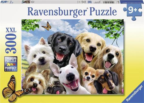 Ravensburger: Hondenselfie 300 XXL Stukjes, Kinderen en Baby's, Speelgoed | Kinderpuzzels, Nieuw, 6 jaar of ouder, Meer dan 50 stukjes