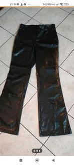 H&M zwart leer (nep) broek maat L, Maat 38/40 (M), Zwart, Ophalen of Verzenden, Zo goed als nieuw