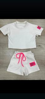 Huispak wit met roze, Kleding | Dames, Huispakken, Ophalen of Verzenden, Zo goed als nieuw, Wit