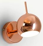 2x Wandlamp Koper. Verstelbaar. Inclusief Lamp. ZGAN, Ophalen of Verzenden, Zo goed als nieuw