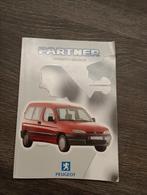 Instructieboekje Peugeot partner, Auto diversen, Handleidingen en Instructieboekjes, Ophalen of Verzenden