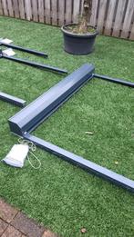 3 rolluiken antraciet handbediend, Doe-het-zelf en Verbouw, Rolluiken, Ophalen, Zo goed als nieuw, Wit, Minder dan 100 cm