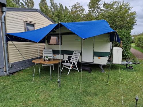 Vintage Chateau Touring 350 ELITE!, Caravans en Kamperen, Caravans, Particulier, tot en met 3, 500 - 750 kg, Chateau, Luifel, Ophalen