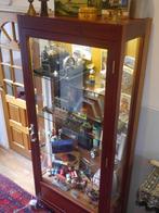 vitrine winkel- verzamel kast, verlichting/afsluitbaar glasp, Ophalen